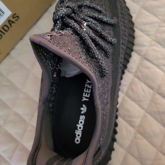100%authentic YEEZY BOOST 350 7 Black( Reflective ) Brand New - Picture 2 of 14